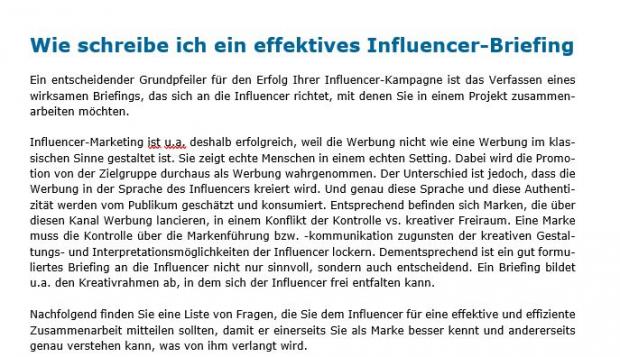 Download-Paket Influencer-Marketing 