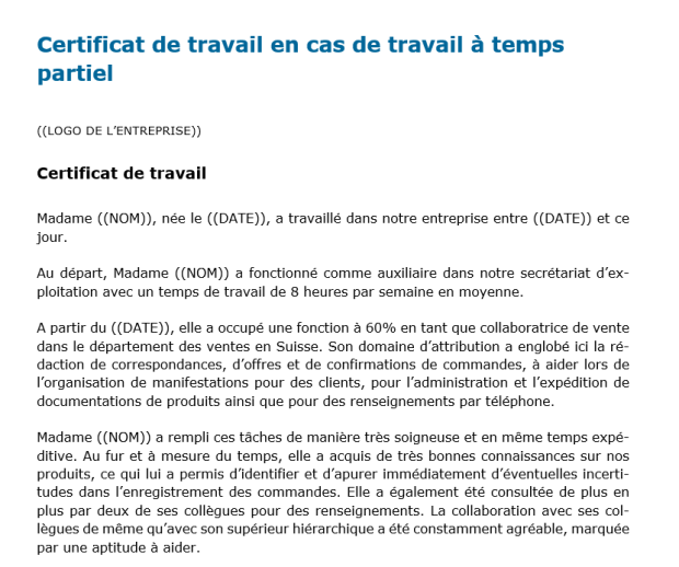 Téléchargement package Résiliation des rapports de travail 