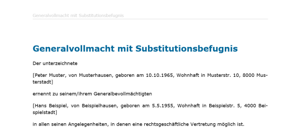 Download-Paket Vollmachten im Bauwesen 