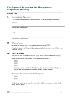 Download-Paket Arbeitsvertrag Kader D, E, F 