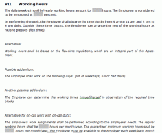 Download-Paket Arbeitsvertrag Teilzeit D, E, F 