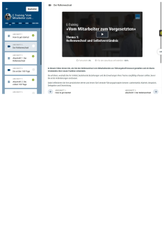E-Training "Vom Mitarbeiter zum Vorgesetzten" 