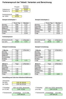 Download-Paket Ferienanspruch berechnen 