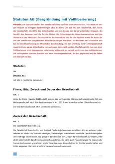 Download-Paket Schweizer Gesellschaftsrecht – AG 