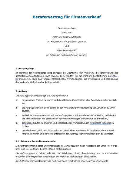 Download-Paket Unternehmensverkauf & Beteiligungsübertragung rechtssicher umsetzen 