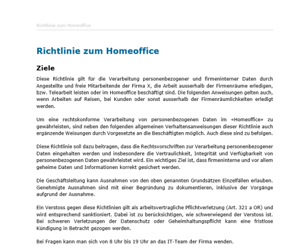 Download-Paket Homeoffice 