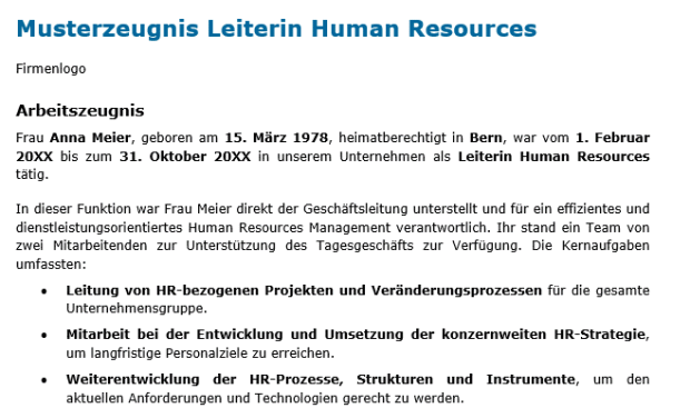 Download-Paket Arbeitszeugnisse verschiedene Berufe 