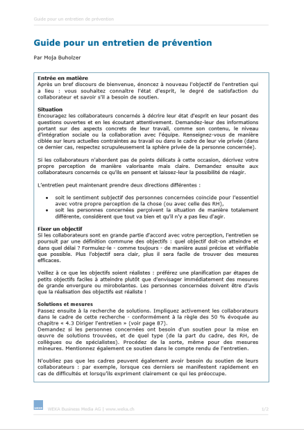 Téléchargement package Entretiens délicats 