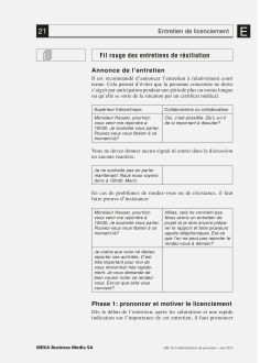 Téléchargement package Résiliation des rapports de travail 