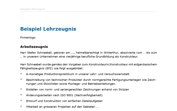 Download-Paket Arbeitszeugnisse verschiedene Berufe 