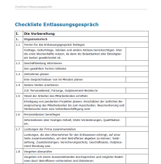 Checklisten für die Personalarbeit 