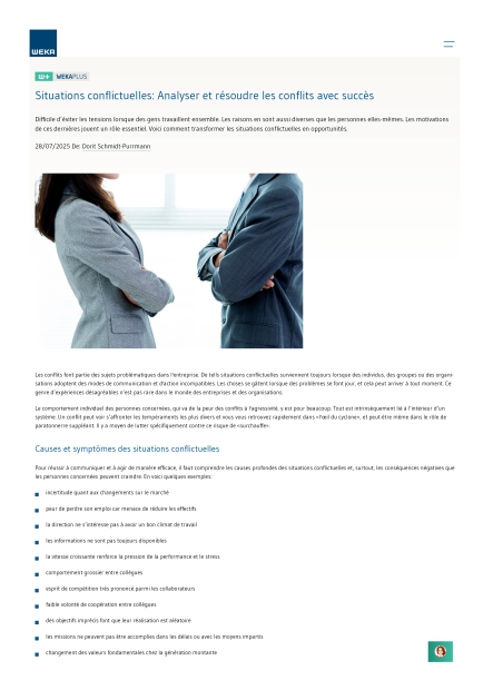 WEKA PRO - Édition Management & Gestion 