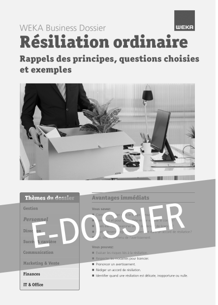 Téléchargement package Résiliation des rapports de travail 