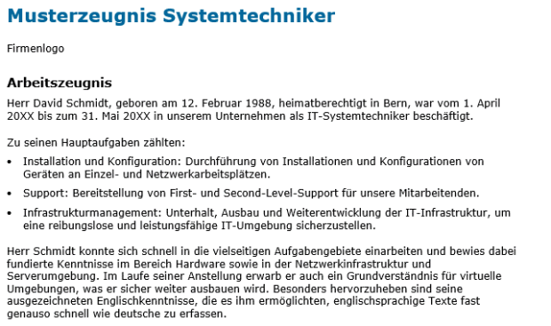 Download-Paket Arbeitszeugnisse verschiedene Berufe 