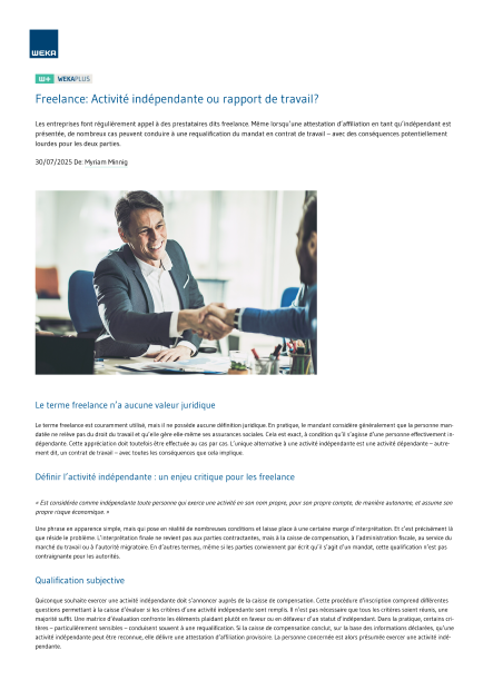 WEKA PRO - Édition Droit & Contrats 